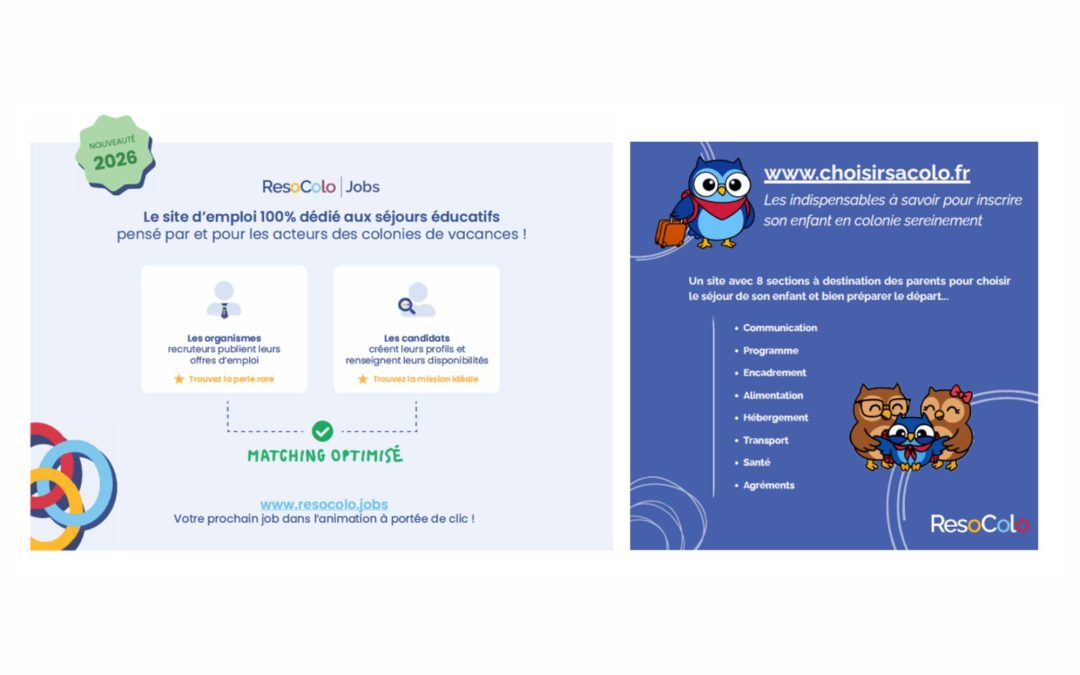 Des outils universels développés par ResoColo, dans l&rsquo;intérêt des séjours collectifs et de leurs acteurs